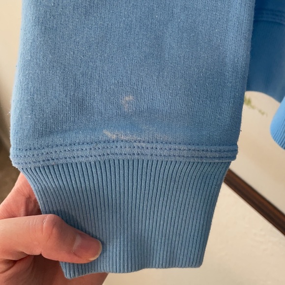 Champion Powerblend Fleece Crew Sweatshirt- Blue M - Picture 4 of 10